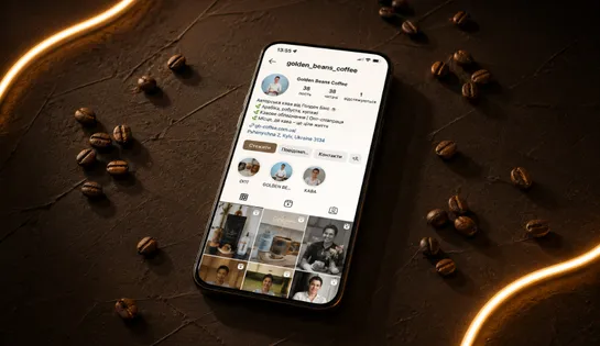Брендинг для українського виробника кави “Golden Beans Coffee”